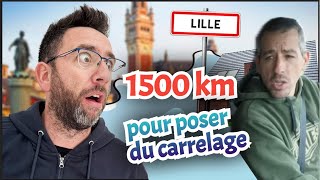 On traverse la FRANCE pour poser du carrelage GRAND FORMAT [upl. by Goober]