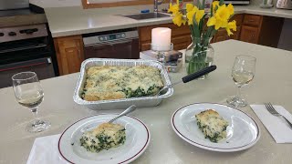 Spinach and Fontina Cheese Casserole [upl. by Toile314]