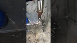 Laser welding process of aluminum square segment Good tools and machinery make work easy [upl. by Jobey]