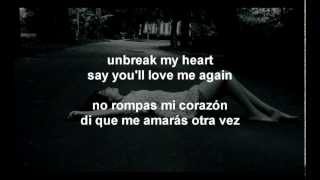 Toni Braxton  Unbreak My Heart Letra En Español [upl. by Nissie]