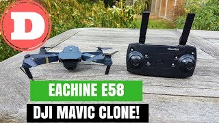 Eachine E58 InDepth Review amp Unboxing  DJI Mavic Clone [upl. by Lisette]