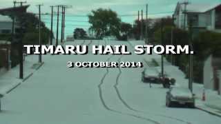 TIMARU HAIL STORM [upl. by Steinway]