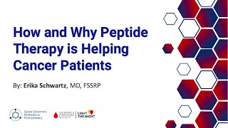 How and Why Peptide Therapy Is Helping Cancer Patients  Erika Schwartz MD [upl. by Heimer]