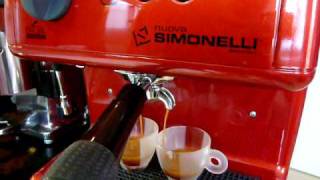 Double shot with Nuova Simonelli Oscar [upl. by Ayetal829]