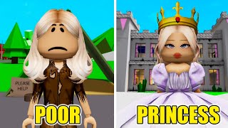 POOR TO PRINCESS Brookhaven Roleplay [upl. by Lyrej]