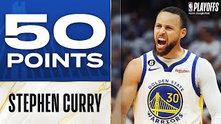 Steph Curry Drops PLAYOFF CAREERHIGH 50 PTS In Warriors Game 7 W PLAYOFFMODE  April 30 2023 [upl. by Eniamrej]