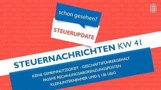 Steuernachrichten  Update 412020  Kostenlos amp schnell informiert [upl. by Margi]