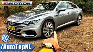 VW Arteon R Line 20 TSI 4Motion 280HP REVIEW POV Test Drive by AutoTopNL [upl. by Byrann]