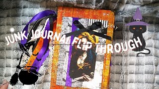 SOLD Spooky Witchy Halloween Junk Journal  Paginator Reads amp Journals [upl. by Edina]