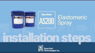 AS200 Elastomeric Spray Installation [upl. by Mayworm]