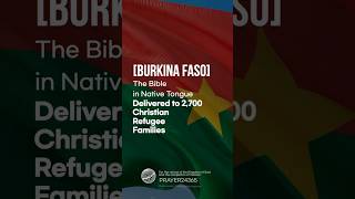 🚨Urgent Prayer🚨Burkina Faso The Bible in Native Tongue Delivered to Christian Refugee Families [upl. by Soane]