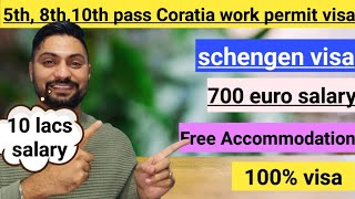 Croatia work permit 100  Jobs in Croatia 2024  Croatia schengen work visa from india [upl. by Obe161]