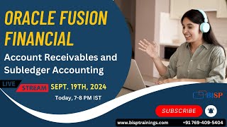 Learn Oracle Fusion Financial  Account Receivables and Subledger Accounting [upl. by Ylsew]