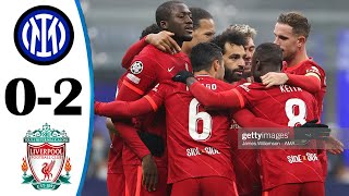 Inter vs Liverpool 02 All Highlights amp Goals 16022022 HD [upl. by Llehcim]