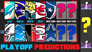 NFL Playoff amp Super Bowl Predictions 2023 [upl. by Ttelrahc]