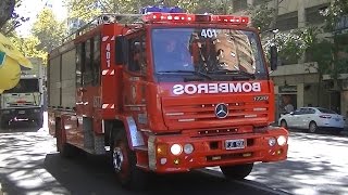 Bomberos PFA en emergencia compilación [upl. by Omsoc]