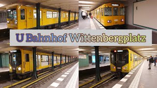 UBahn Berlin UBahnhof Wittenbergplatz U1U2U3 [upl. by Cedar]