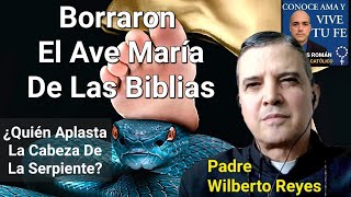 Borraron El Ave Maria Dios Te Salve De Las Biblias Padre Wilberto Reyes y Luis Román [upl. by Ilat386]