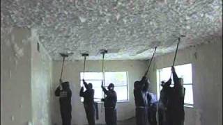 Friable ceiling abatement using FoamShields patented method [upl. by Delanty]