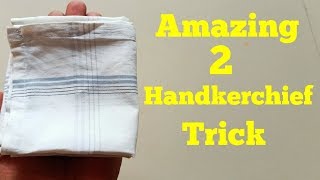 2 Amazing Handkerchief Trick  Handkerchief Magic [upl. by Ecadnarb]