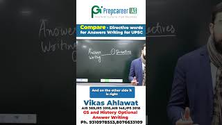 Answers Writing for UPSC Importance of understanding directives Vikas Ahlawat Former IRS mp4 [upl. by Melvena133]