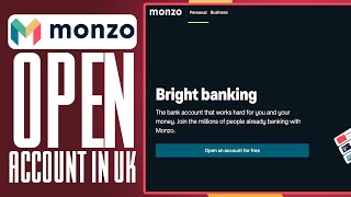 How To Open Monzo Bank Account In UK 2024 Full Walkthrough [upl. by Laira179]