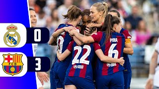 REAL MADRID PIERDE 3  0 ANTE BARCELONA POR LA JORNADA 21  LIGA FEMENINA  REY DEPORTIVO [upl. by Sirrah]