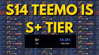 S14 TEEMO IS UNBALANCED AND UNSKILLED BROKEN GET TEMPELO NOW [upl. by Htiffirg]