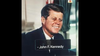 John F Kennedy Quote Ask Not What Your Country Can Do [upl. by Ynogoham995]