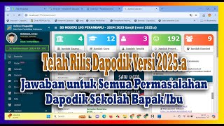 Cara Mengupdate Dapodik Versi 2025a [upl. by Ettolrahs]