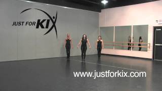 Jazz Walk Tutorial and Demonstration from Just For Kix [upl. by Cicily]