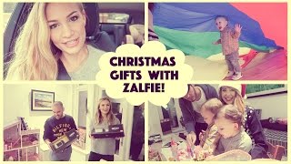 Christmas Gifts with Zalfie  VLOGMAS DAY 24 [upl. by Odnomor]