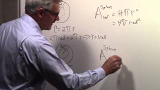 Steradians Radians Squared Degrees Squares as Solid Angles [upl. by Oetomit431]