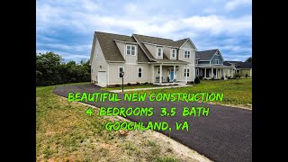 Goochland VA New Construction Home for Sale 4 BDRM 624950 [upl. by Wain]