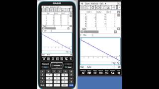 Classpad fxCP400 Statistics [upl. by Aland]