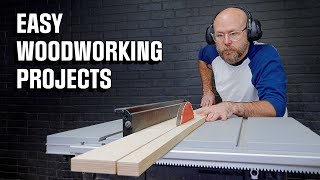 6 Easy Projects with Basic Woodworking Tools [upl. by Mcclure590]