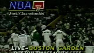 1985 NBA Finals Lakers at Celtics Gm 1 part 312 [upl. by Ostap]