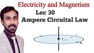 Lecture 30 Amperes Circuital Law  BS PhysicsADP [upl. by Akciret]