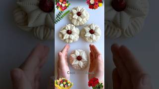 Dumpling Design  Momos Folding Tips  Dumpling Folding Technique shorts food momos dumplings [upl. by Matthei255]