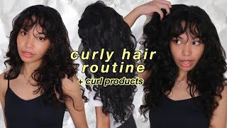 curly hair routine  products I use 🌟 Philippines [upl. by Brannon]