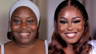 The Ultimate Bridal Makeup Tutorial  Nigerian Bridal Makeup [upl. by Rogozen]