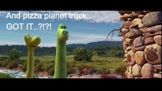 The Good DINOSAUR  EASTER EGGS A113 Pizza Planet truck Finding Dory [upl. by Diehl]