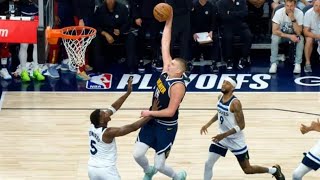 Nikola Jokic Dunk on Anthony Edwards is Insane Highlights [upl. by Rutger]