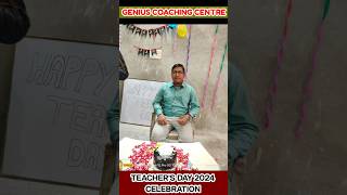 Teachers Day 🙏 Celebration 🎉 In My Coaching  shorts youtubeshorts [upl. by Aicilak]