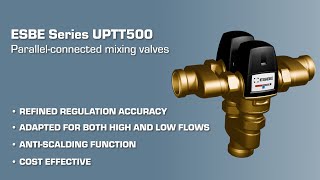 New release ESBE Series UPTT500 – Thermostatic mixing valve unit [upl. by Eicyaj]