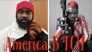 Topher  The Patriot feat The Marine Rapper Reaction [upl. by Airdnassac]