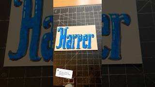 HARPER markers brushpen name nameart art lettering satisfying relaxing trending viralvideo [upl. by Durrett]