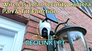 REOLINK ARGUS PT Wireless Solar Pan amp Tilt Security Camera [upl. by Ahseit]