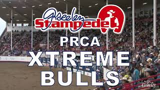 Greeley Stampede Xtreme Bulls 2023 Highlights [upl. by Kunz]