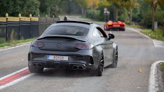 RENNtech Mercedes C63 S AMG Coupe  LOUD Revs amp Accelerations [upl. by Sara]